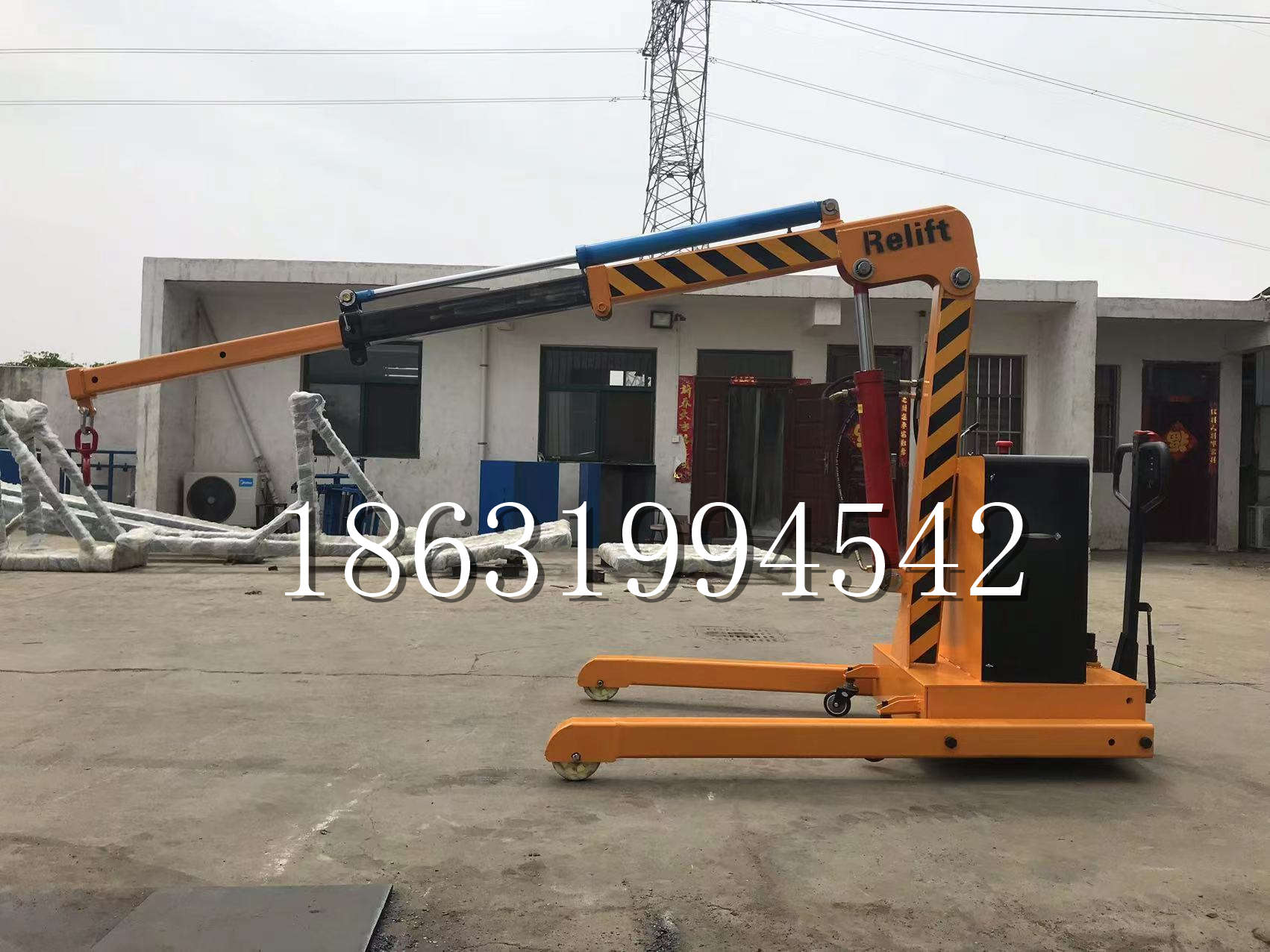 秦皇岛市久征定做3吨三轮随车吊 农用园林绿化移树吊 平板工程用小吊机